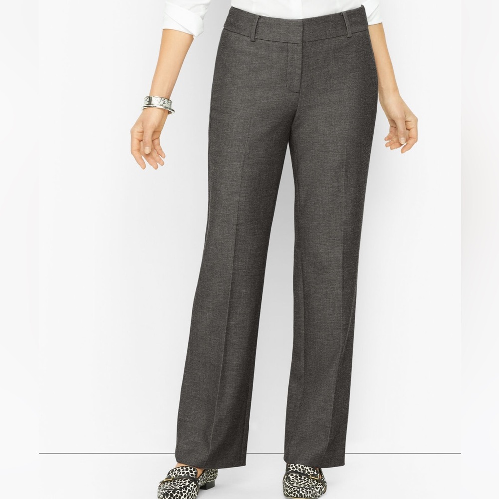 NEW Talbots Signature Woven Wool Trousers PETITE